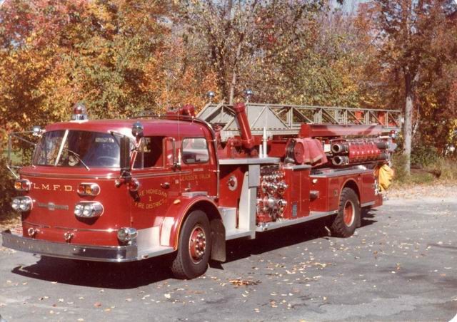 Quad 10: 1966 American LaFrance Midship 85ft Aerial Prior To Refurbishment
